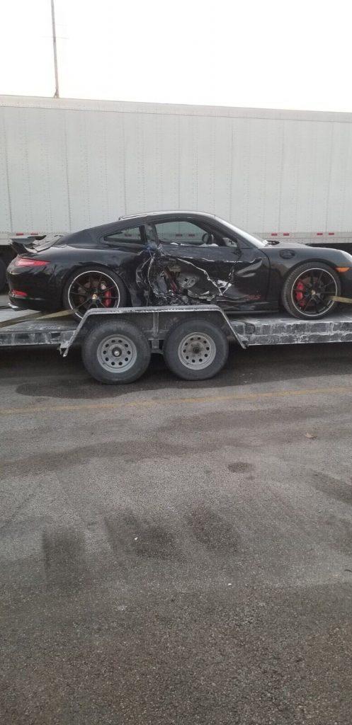 2013 Porsche 911 991 C4S Project Rebuildable runs Drives Clean Title