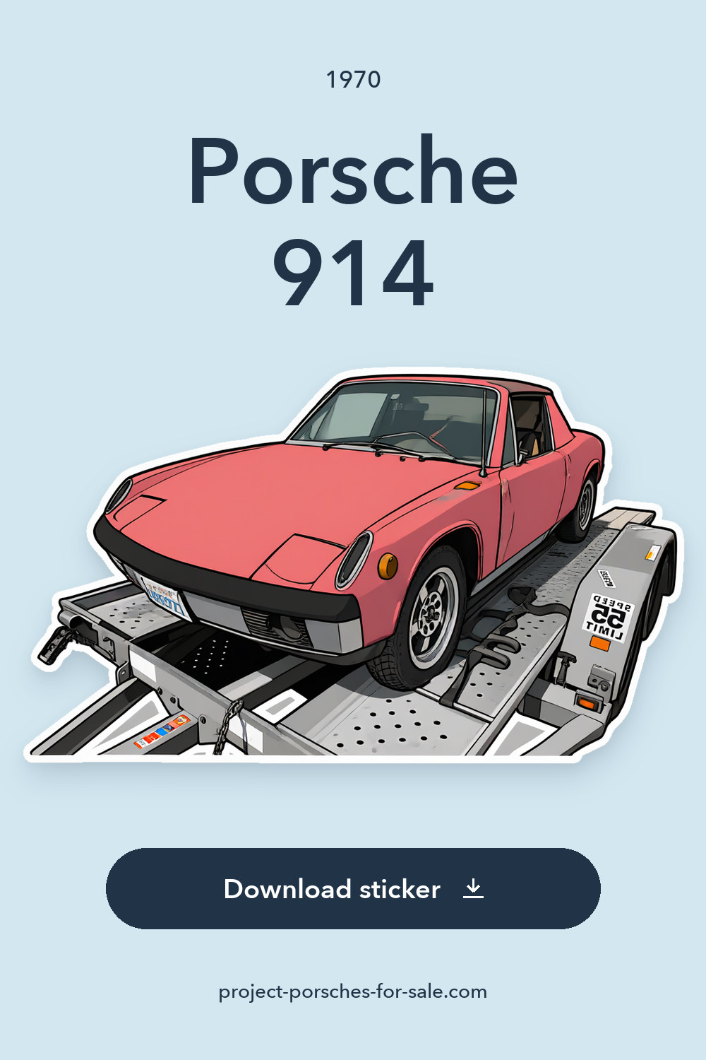 1970 Porsche 914 sticker preview