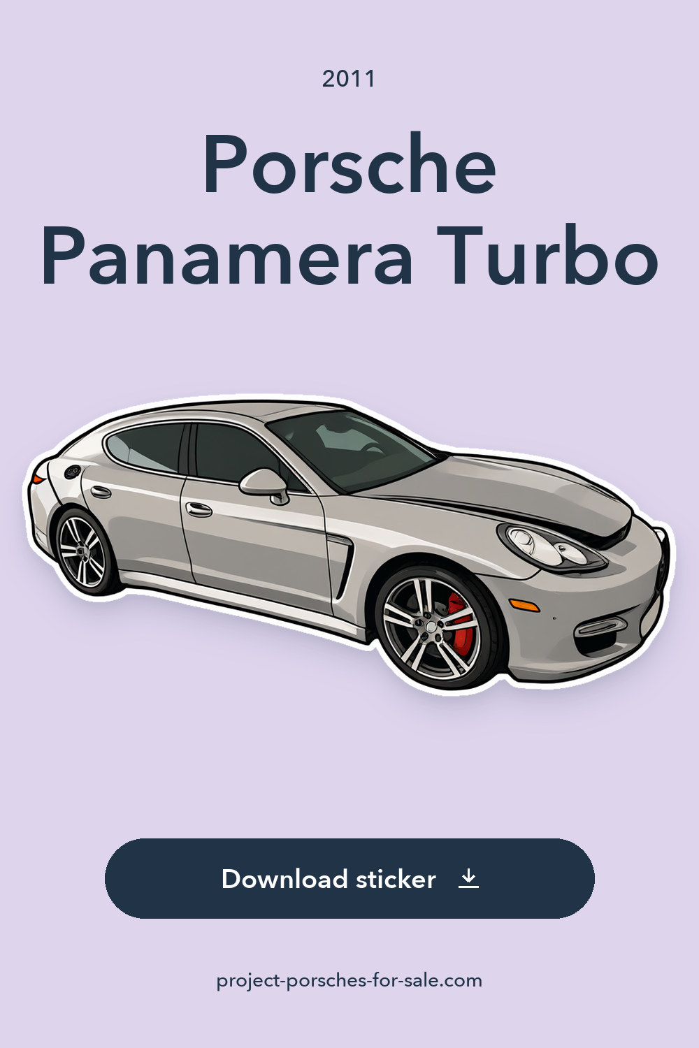 2011 Porsche Panamera Turbo sticker preview